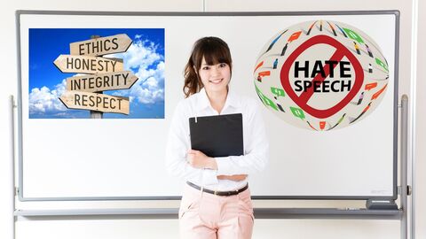 Schaubild No hate speech