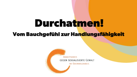 Ankündigung Fachtag des Arbeitskreises gegen sexualisierte Gewalt im Odenwaldkreis